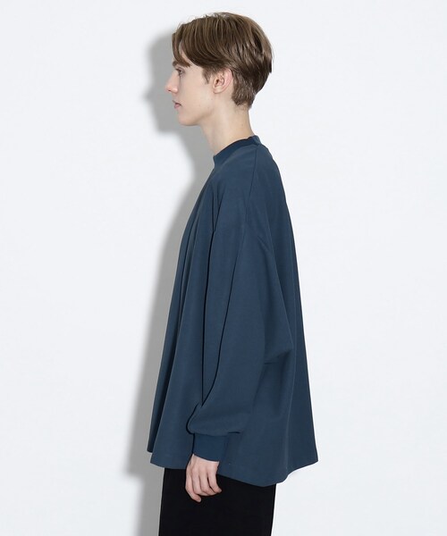 tk.TAKEO KIKUCHI(ティーケータケオキクチ)の「◆ジョーゼットドルマンカットソー(Tシャツ/カットソー・メンズ・ブラック/ホワイト/ブルー・88)」の10枚目の写真