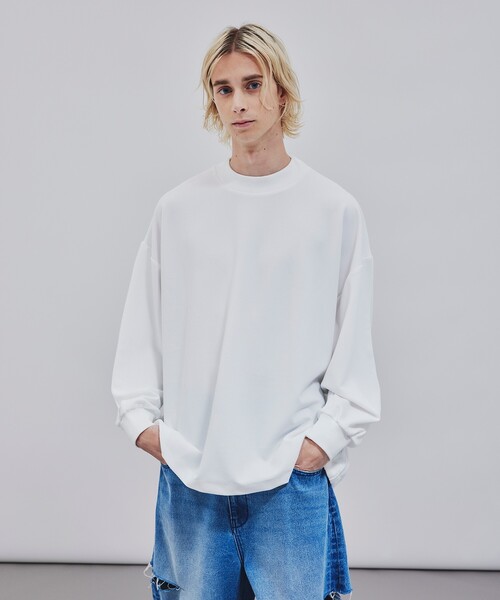 tk.TAKEO KIKUCHI(ティーケータケオキクチ)の「◆ジョーゼットドルマンカットソー(Tシャツ/カットソー・メンズ・ブラック/ホワイト/ブルー・88)」の22枚目の写真