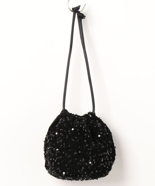 natural couture（ナチュラルクチュール）の「メタリックマルチミニショルダーバッグ（ショルダーバッグ・レディース・シルバー/ブラック・FREE）」の3枚目の写真