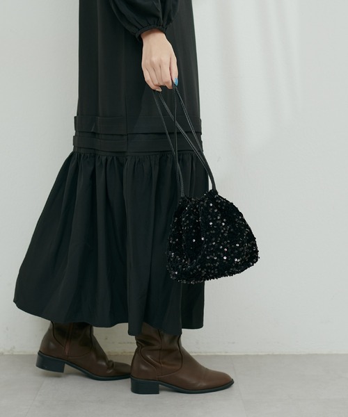 natural couture（ナチュラルクチュール）の「メタリックマルチミニショルダーバッグ（ショルダーバッグ・レディース・シルバー/ブラック・FREE）」の8枚目の写真