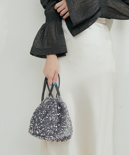 natural couture（ナチュラルクチュール）の「メタリックマルチミニショルダーバッグ（ショルダーバッグ・レディース・シルバー/ブラック・FREE）」の15枚目の写真