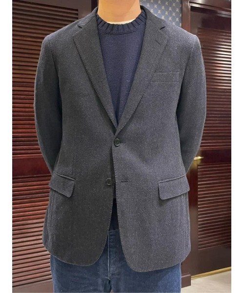 J7367 新品 ブルックスブラザーズ マディソンハウンドトゥース柄ジャケット BROOKS BROTHERS（ブルックスブラザーズ）の「ハウンドトゥース