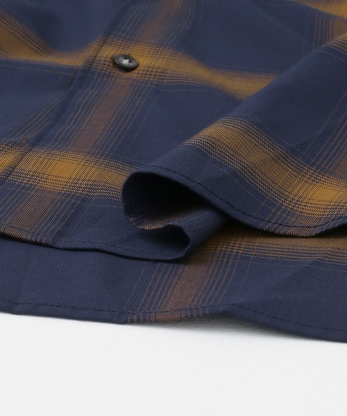 FORK&SPOON（フォークアンドスプーン）の「FORK&SPOON　TRチェックバンドカラーシャツ（シャツ/ブラウス・メンズ・グレー系その他/ネイビー・5/4）」の11枚目の写真