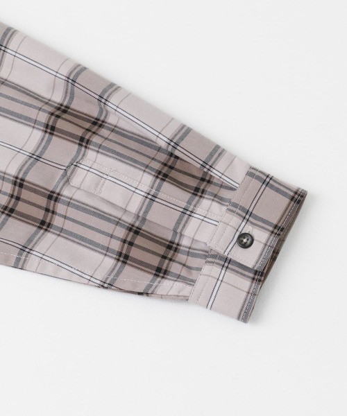 FORK&SPOON（フォークアンドスプーン）の「FORK&SPOON　TRチェックバンドカラーシャツ（シャツ/ブラウス・メンズ・グレー系その他/ネイビー・5/4）」の20枚目の写真