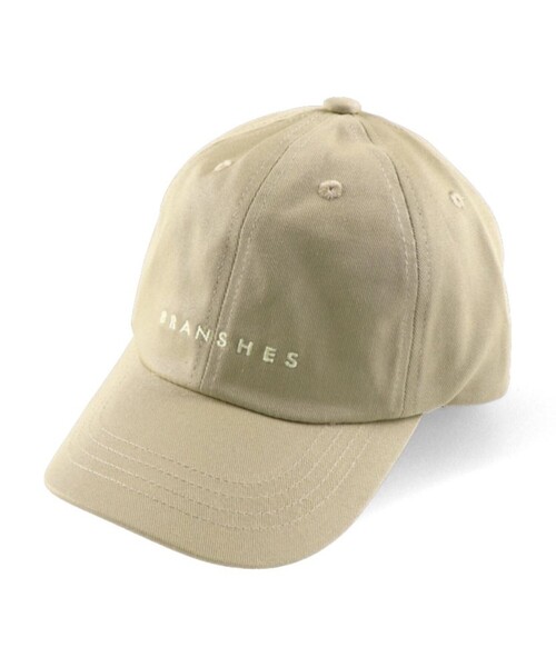 BRANSHES(ブランシェス)の「刺繍ロゴキャップ(キャップ・キッズ・グリーン/ベージュ/ブラック・S/M/L)」の3枚目の写真