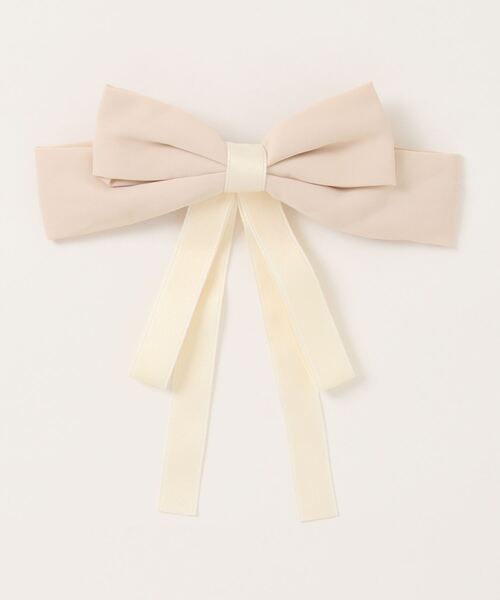 VIBGYOR Women(ヴィブジョー ウィメン)の「【resonance】リボン クラシカル バレッタ(バレッタ/ヘアクリップ・レディース・アイボリー/ブラック/レッド/オフホワイト・FREE)」の3枚目の写真