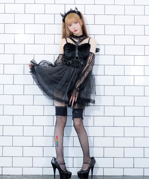 Tika（ティカ）の「コスプレ かわいい デビル 悪魔 羽 ブラック フレア