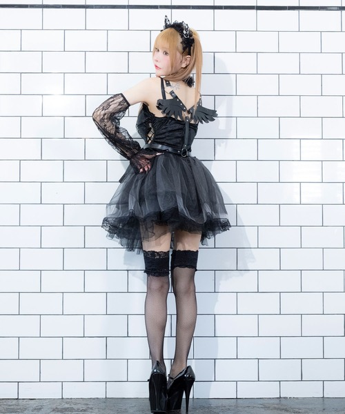 Tika（ティカ）の「コスプレ かわいい デビル 悪魔 羽 ブラック フレア