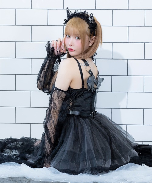 Tika（ティカ）の「コスプレ かわいい デビル 悪魔 羽 ブラック フレア