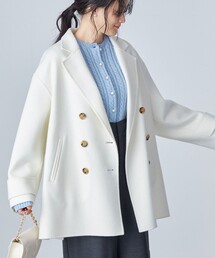 SHIPS（シップス）の「ボアノーカラーショートコート◇（その他 