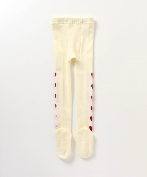 BREEZE（ブリーズ）の「サイド柄ラインタイツ（タイツ/ストッキング・キッズ・パープル/グレー/アイボリー・140/80/100/120）」の10枚目の写真