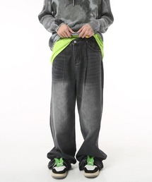 Ressaca（レサーカ）の「ヴィンテージライク ワンタックワイドデニムパンツ（デニムパンツ・メンズ）」