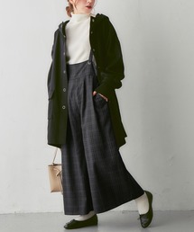 Viola e Viola（ヴィオラエヴィオラ）の「後リボンゆるサロペットワイドパンツ（サロペット/オーバーオール）」