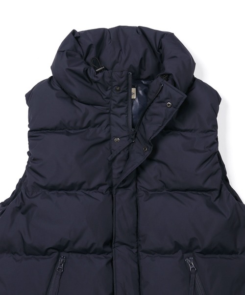 VOLUME NECK DOWN VEST：ボリュームネック ダウンベスト ライト