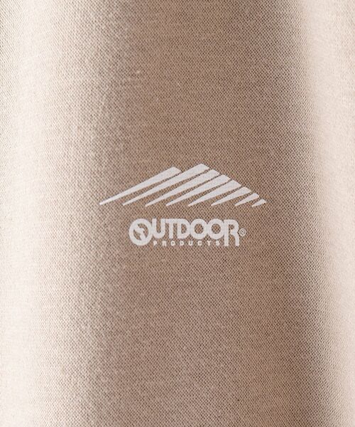 OUTDOOR PRODUCTS(アウトドアプロダクツ)の「【OUTDOOR PRODUCTS/アウトドアプロダクツ】 身頃ボア ワンポイントブランドロゴ スウェット トレーナー(スウェット・メンズ・チャコールグレー/杢グレー/ブラック/ダークグリーン/ベージュ/アイボリー・MEDIUM/LARGE/X-LARGE)」の7枚目の写真