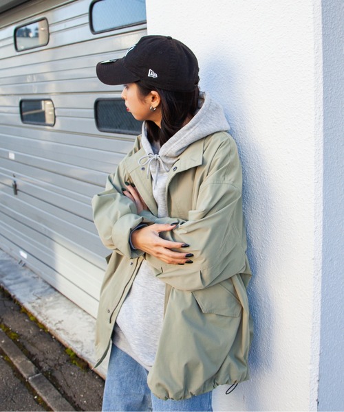 UNCORD(アンコード)の「【UNCORD】 スタンドネック ショート モッズコート / スタンド ミニタリージャケット(ブルゾン・メンズ・ベージュ/ブラック/カーキ・MEDIUM/LARGE)」の3枚目の写真