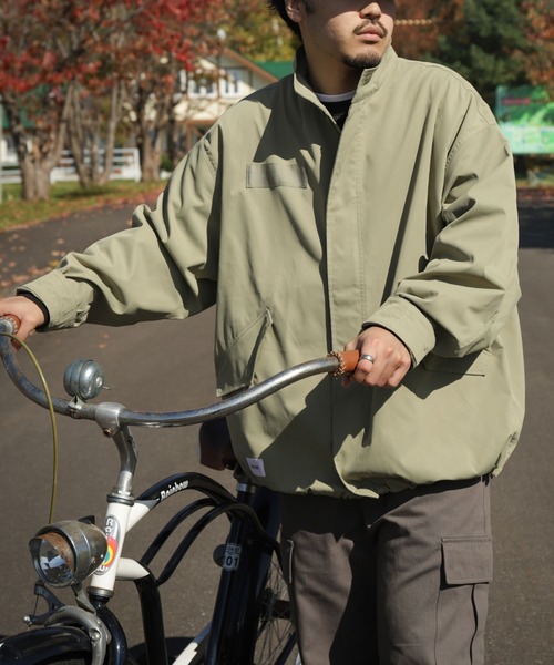 UNCORD(アンコード)の「【UNCORD】 スタンドネック ショート モッズコート / スタンド ミニタリージャケット(ブルゾン・メンズ・ベージュ/ブラック/カーキ・MEDIUM/LARGE)」の14枚目の写真