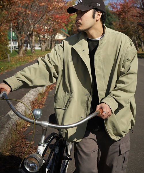 UNCORD(アンコード)の「【UNCORD】 スタンドネック ショート モッズコート / スタンド ミニタリージャケット(ブルゾン・メンズ・ベージュ/ブラック/カーキ・MEDIUM/LARGE)」の15枚目の写真