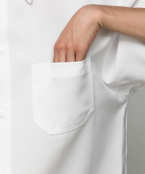 乱痴気(ランチキ)の「【CALTOP】STANDARD SHIRTS(シャツ/ブラウス・メンズ・グレー/ベージュ/ホワイト・S/M)」の8枚目の写真