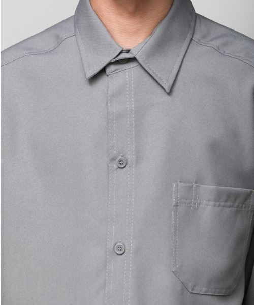 乱痴気(ランチキ)の「【CALTOP】STANDARD SHIRTS(シャツ/ブラウス・メンズ・グレー/ベージュ/ホワイト・S/M)」の17枚目の写真
