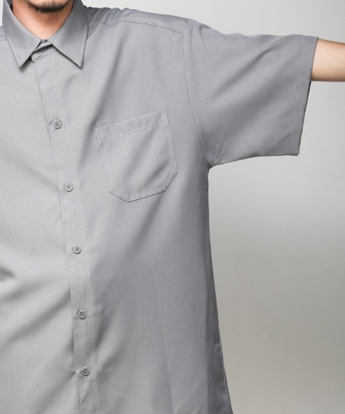 乱痴気(ランチキ)の「【CALTOP】STANDARD SHIRTS(シャツ/ブラウス・メンズ・グレー/ベージュ/ホワイト・S/M)」の18枚目の写真