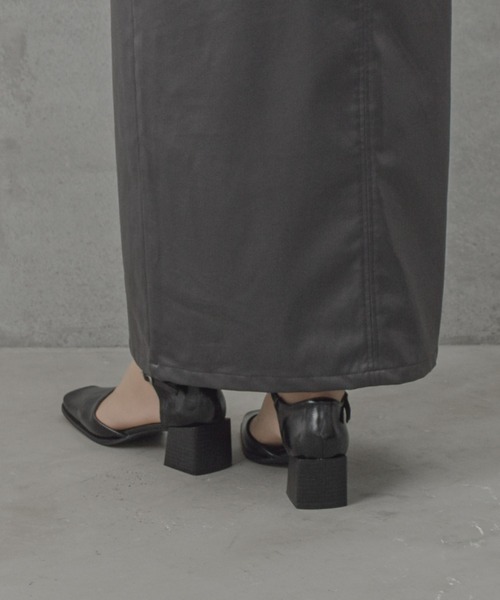 tukn.（トゥクン）の「【tukn.トゥクン】走れる ストラップパンプス/スクエアトゥパンプス 結婚式 二次会　パーティー 走れるパンプス（パンプス・レディース・ブラック/アイボリー・23.5cm/23.0cm/24.0cm/24.5cm/24cm/22.5cm）」の18枚目の写真