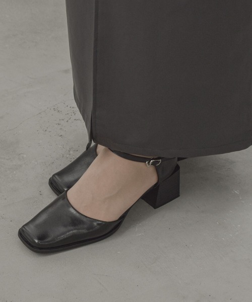 tukn.（トゥクン）の「【tukn.トゥクン】走れる ストラップパンプス/スクエアトゥパンプス 結婚式 二次会　パーティー 走れるパンプス（パンプス・レディース・ブラック/アイボリー・23.5cm/23.0cm/24.0cm/24.5cm/24cm/22.5cm）」の22枚目の写真