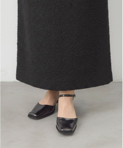 tukn.（トゥクン）の「【tukn.トゥクン】走れるパンプス ストラップパンプス/スクエアトゥパンプス 結婚式 二次会　パーティー セレモニーパンプス（パンプス・レディース・ブラック/アイボリー・23.5cm/23.0cm/24.0cm/24.5cm/24cm/22.5cm）」の9枚目の写真