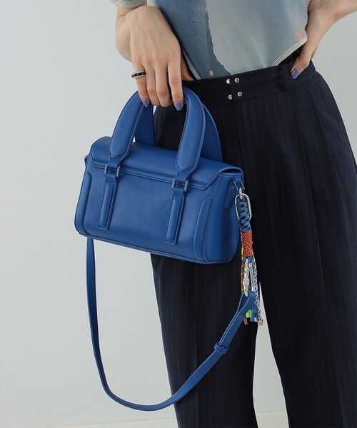 Ray BEAMS(レイビームス)の「Ray BEAMS /スクエア コード バッグ(ショルダーバッグ・レディース・ブラック/ブルー・ONE SIZE)」の11枚目の写真