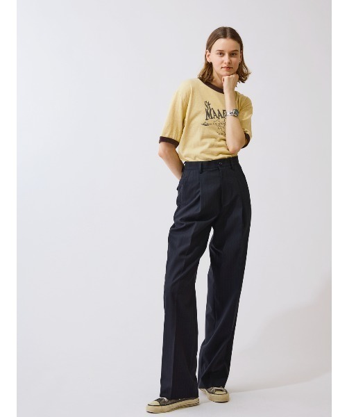 THE SHINZONE（ザ　シンゾーン）の「THE SHINZONE/シンゾーン　ピンストライプスラックス　PIN STRIPE SLACKS　24SMSPA07（スラックス・レディース・ブラック/ブラウン・36/34/32）」の6枚目の写真