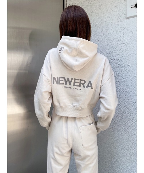 GYDA(ジェイダ)の「GYDA×NEWERA シ ョートスウェット パーカー(パーカー・レディース・アイボリー/ブラック・FREE)」の15枚目の写真