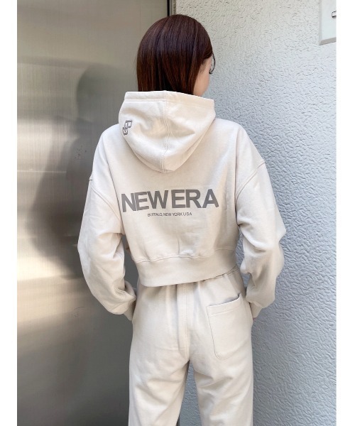 GYDA(ジェイダ)の「GYDA×NEWERA シ ョートスウェット パーカー(パーカー・レディース・アイボリー/ブラック・FREE)」の16枚目の写真