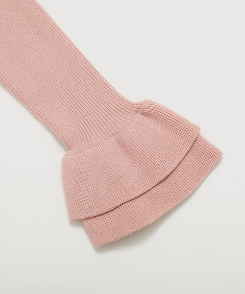 Fit more(フィットモア)の「【ZOZO限定カラー】ダブルベルフレアスリーブニット(ニット/セーター・レディース・チャコールグレー/ブラック/ピンク/アイボリー・FREE)」の19枚目の写真