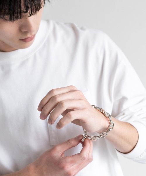 Rocky Monroe（ロッキーモンロー）の「アンカーチェーンブレスレット（ブレスレット・メンズ・シルバー/シルバー系・FREE）」の5枚目の写真