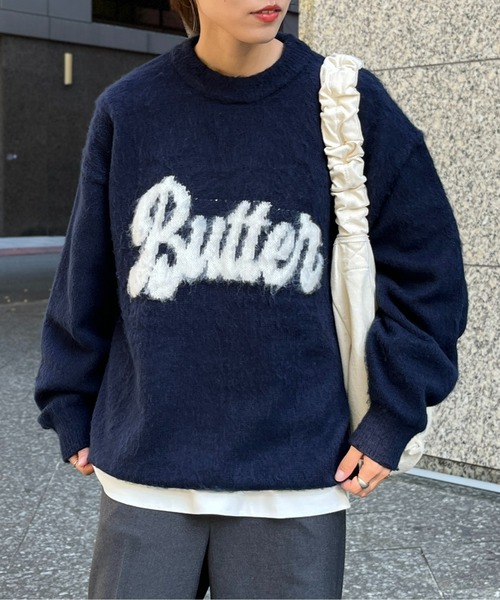 CPCM(シーピーシーエム)の「モヘアライクモチーフニット(ニット/セーター・メンズ・ネイビー/ブラック/オフホワイト・MEDIUM/LARGE)」の10枚目の写真