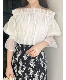 MERCURYDUO | オフショルヘムバルーンブラウス(シャツ/ブラウス)