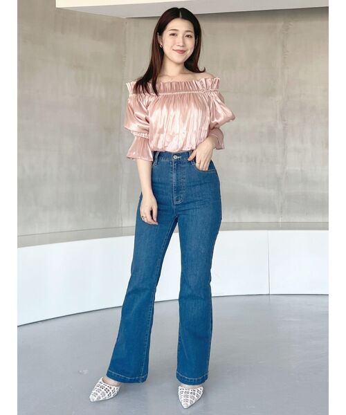 MERCURYDUO(マーキュリーデュオ)の「オフショルヘムバルーンブラウス(シャツ/ブラウス・レディース・サーモンピンク/ラベンダー/オフホワイト・FREE)」の14枚目の写真