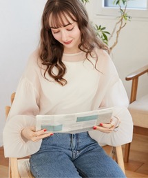 ANGIE | ギャザー ボリュームスリーブ ブラウス(シャツ/ブラウス)