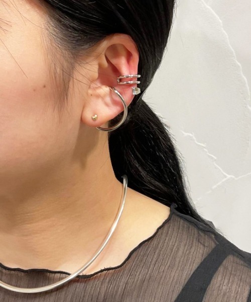 ete bijoux リグロウ ミディアム ネックカフ リグロウ ミディアム ネックカフ(ネックレス)|ete bijoux
