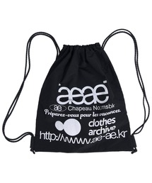 aeae | WebLogo Gym Sack(ショルダーバッグ)