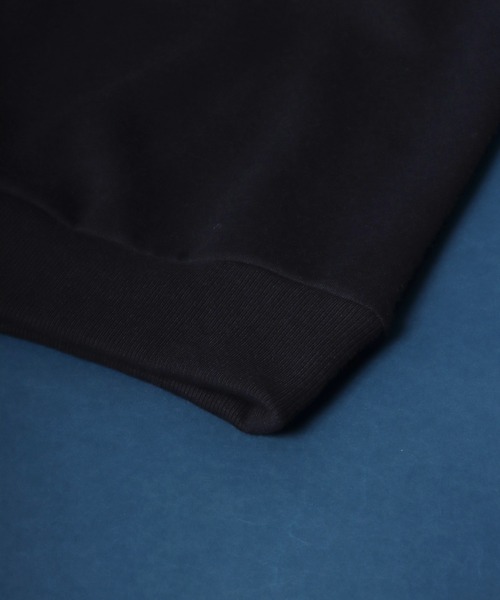 ANPAS(アンパス)の「Ponte Fabric Color Switching Design Sweatshirt/ポンチ 配色切替 オーバーサイズ トレーナー スウェットトップス(スウェット・メンズ・ブラック系その他2/ホワイト系その他2/ブラック系その他/ホワイト系その他・M/L)」の7枚目の写真