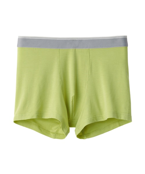 無印良品(ムジルシリョウヒン)の「紳士 なめらか 前閉じローライズボクサーパンツ(ボクサーパンツ・メンズ・スモーキーグリーン系1/ネイビー系7/ダークグリーン/ライトグリーン/ダークグレー/ブルー/ネイビー系/ダークグリーン系1/ブラック・M/L/XL/S)」の4枚目の写真