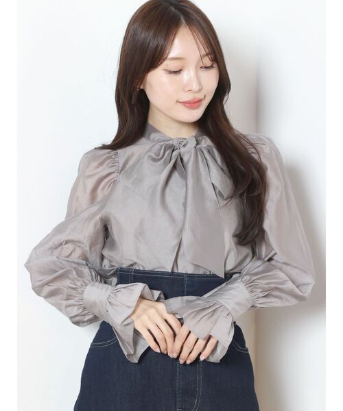 MERCURYDUO(マーキュリーデュオ)の「デニムコルセットバックスリットロングスカート(デニムスカート・レディース・ブルー/インディゴブルー・SMALL/MEDIUM)」の15枚目の写真