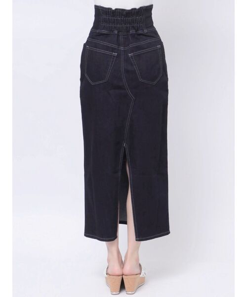 MERCURYDUO(マーキュリーデュオ)の「デニムコルセットバックスリットロングスカート(デニムスカート・レディース・ブルー/インディゴブルー・SMALL/MEDIUM)」の21枚目の写真