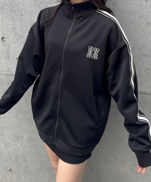 STRAY SHEEP(ストレイシープ)の「【STRAY SHEEP/ストレイシープ】メンズトラックジャケット/ブルゾン(ブルゾン・レディース・ブラック・MEDIUM/LARGE)」の3枚目の写真