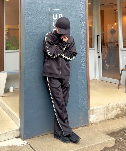 STRAY SHEEP(ストレイシープ)の「【STRAY SHEEP/ストレイシープ】メンズトラックジャケット/ブルゾン(ブルゾン・レディース・ブラック・MEDIUM/LARGE)」の12枚目の写真