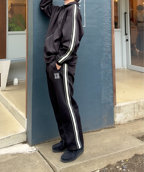 STRAY SHEEP(ストレイシープ)の「【STRAY SHEEP/ストレイシープ】メンズトラックジャケット/ブルゾン(ブルゾン・レディース・ブラック・MEDIUM/LARGE)」の14枚目の写真