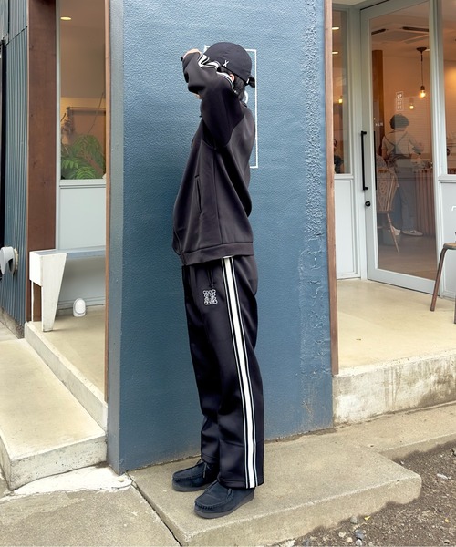 STRAY SHEEP(ストレイシープ)の「【STRAY SHEEP/ストレイシープ】メンズトラックジャケット/ブルゾン(ブルゾン・レディース・ブラック・MEDIUM/LARGE)」の15枚目の写真