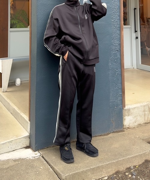 STRAY SHEEP(ストレイシープ)の「【STRAY SHEEP/ストレイシープ】メンズトラックジャケット/ブルゾン(ブルゾン・レディース・ブラック・MEDIUM/LARGE)」の17枚目の写真