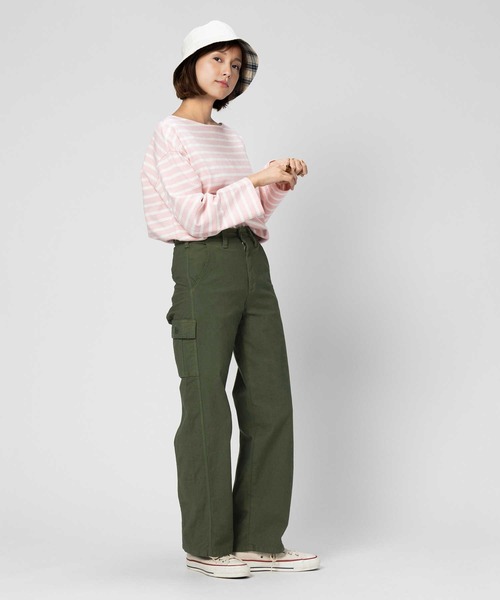 SOMETHING(サムシング)の「SOMETHING(サムシング)【レディース】カーゴパンツ(その他パンツ・レディース・オリーブ・S/XS/M)」の3枚目の写真
